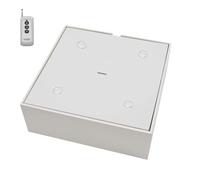 Tabletop Water Fountain, Automatic Water Feature with Remote Control, 7-Day Battery Life, Removable Filter, Adjustable Flow Rate for Office, Living Room, Bedroom