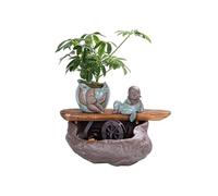 Tabletop Waterfall Fountain Small Living Room Circulating Water Ornaments Decorate the Office Desktop Fish Tank Table Top Fountain
