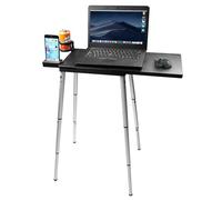 Tabletote Plus Black Portable Compact Lightweight Adjustable Height Laptop Notebook Computer Stand