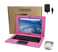 Tablets & Computers 10.1" Inch Kids Netbook Laptop, Powered by Android 12 Operating System, 2gb Ram, 64gb Storage,2* USB, Camera, WiFi + Free Accessories Included. - Pink