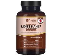 Tablets White 10mm Herbal Lion's Mane 4000mg 15:1 Extract 50% Polysaccharide B12