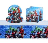 Tableware for Parties Birthday Decorations, Plates Napkins Tablecloth, Birthday Tablecloth, Napkin Suitable for 20 People (FC3)