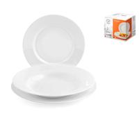 Tableware Service 18 Pieces Opal Toledo White 400869 Bormioli Rocco
