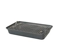 Tably Cat Litter Box - Removable Litter Trays Setup, Compact Rustproof Base | Safe Cage - Corner Fit Structure, Small Medium Animal Toilet Station, Rabbit Ferret Guinea Pig
