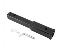 TABODD 12in Trailer Hitch Extension 5000lbs Towing Extender, Steel Tow Bar Extension Receiver Tube Extender for Class 3/4 2in Receiver