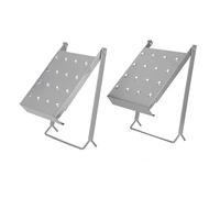 TABODD 2PCS Ladder Work Platform Anti-Slip, Staircase Ladder Work Shelf 30 * 26.5 cm Folding Ladder Stair Step Work Bench Standing Platform, Storage Platform Hanging Step Platform Holds Up to 150KG