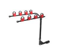TABODD 4 Bike Hitch Mount Bike Rack, 4-Bike Carrier Rack 150 LBS Capacity Bike Rack Hitch for 2in Receiver, Titling and Folding Bike Carrier with No-Wobble U Bolt and Strap, for Car SUV Truck & RV