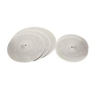 TABODD 5PCS Mute Cymbal Set, Professional Cymbals Handmade Drum Mute Cymbals Set 5pcs Of 14 Hi-hat/16 Crash /18 Crash/20 Ride For Practice