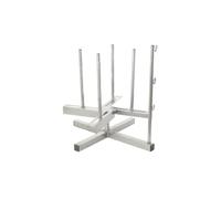 TABODD 75KG Load Electric Wire Dispenser Spinning Rotating Stand, 44cm Diameter Cable Reel Holder Rack Heavy Duty Wire Spool Rack. Cable Pay-Off Holders for Electrical Industry, Silver