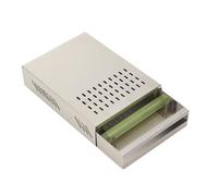 TABODD Coffee Knock Box Drawer, Rectangular Coffee Grounds Knock Box, Coffee Waste Knock Box Drawer, Stainless Steel Thickened Coffee Residue Powder Drawer Bin