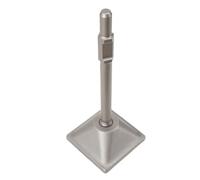 TABODD Jack Hammer 1-1/8 Hex Shank Tamper Shank Compactor with 6x6in Plate, Anti Shock Jack Hammer Compactor Hex Spline Rammer Concrete Landscaper Builder Groundwork Tools for Demolition Jackhammer