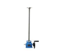 TABODD Screw Rod Elevator Small Manual Lifting Platform, 500mm Hand-Cranking Leading Worm Screw Lift Handwheel Reducer, 0-200kg Capacity