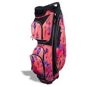 Taboo Fashions Resort Collection Ladies Golf Bag - 14-Way Women’s Golf Cart Bag with Insulated Cooler Pocket, Rain Hood, Zippered Pockets & More - Golf Accessories for Women (Desert Daydream)