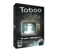 Taboo: Horror Edition Party Board Game Horror Genre Themed Trivia Word Game with Screaming Buzzer Game for 2 Players or More Fans of Horror Th