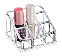 Tabooh Cosmetic Clear Make Up Organiser Acrylic 9 Sections for Lipstick Lip gloss Nail Polish M8203