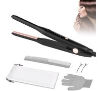 Tabrella Hair Straightener, Pencil Straighteners for Short Hair, Mini Hair Straighteners for Woman and Man, Ceramic Panel with 4-Step Temperature Setting and Anti-scalding