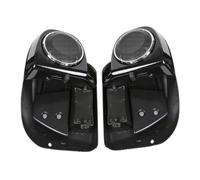 TabRZtkPG Lower Vented Leg Fairings 6.5 Inch Speakers Grills Compatible With Touring 2014 To 2023 Road King Street Electra Ultra(Chrome Ring Options)