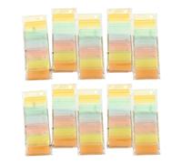 Tabs for Books - Self Adhesive Index Marker Set, Push Pull Page Flag Stickers, Planner Note Divider Tabs, Color Coding Reference Labels for Notebook Journal Textbook Office Study Organization Use
