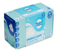 TABS Plastic Free Dishwasher Tablets - Fragrance Free - 30 Pack