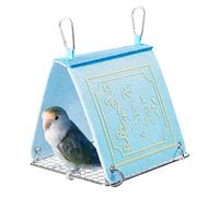 TABSIRAH Bird Bed for Cage - Parrot Nest Sleeping Hammock | Summer Cooling Ventilation Hanging House | Fairy Tale Book Design Accessory for Parakeet Finch Lovebird Macaw Cockatiel Canary