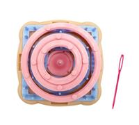 TABSIRAH Flower Knitting Loom Kit, Multipurpose Flower Weaving Loom, Portable Colorful Portable Knitting Machine, Portable Weaving Kit for Rhombus, Round, Square Flowers