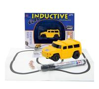 TABSIRAH Follow The Line Inductive Car - Mini Automatic Optical Sensor Vehicle | Educational STEM Navigation Engineering Toy | Smart Line Tracking Technology | Interactive Learning Novelty Gift for Ki