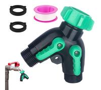 TABSIRAH Garden Faucet Splitter - Heavy Duty Hose Y Adapter,Waterproof High-Pressure Water Distribution for Irrigation Systems Home Gardening and Lawn Care Farm Greenhouse Outdoor