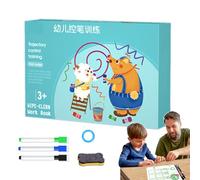 TABSIRAH Handwriting Cards,Educational Pen Control Toys | Kids Tracing Toys Handwriting Practice Kit - for Boys Girls Home School Kindergarten Play Education