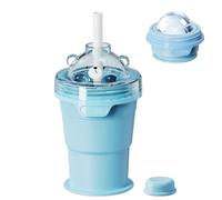 TABSIRAH Ice Tray Cup | Foldable Iced Wine Moulds,Round Ice Maker Cup | for Travelers Home Office Parties Camping Beach Picnic Road Trips Poolside Apartment RV Bar Club