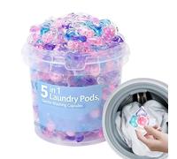 TABSIRAH Laundry Soap Pods | Deep Cleaning 5-in-1 Stain Removal Laundry Capsules with Fragrance, Fabric Softener, Dissolving Pods | for Jeans Towels Sheets T Shirts Blouses Homes Dorms Apartments Hote