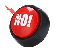 TABSIRAH No Button With Sound - Joy Buzzer Funny Buttons With Sound ,Sound Button Talking Yes No ,Louder And Cleare Yes And No Buttons Buzzers For Game Show For Desk Party