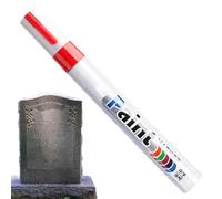 TABSIRAH Paint Marker - Fast-Drying Strong Coverage Waterproof | Memorial Stone Restoration Markers | High-Capacity Gold Inscription Repair Pen | Fine Tip Oil-Based Ink for Tombstones