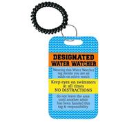 TABSIRAH Pool Rules Sign - Acrylic Pool Rules Sign for Kids | Creative Safety Reminder Signs, Water Safety Swimming Accessories, Designated Water Watcher