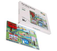 TABSIRAH Sensory Boards - Fine Motor Skills Learning Toys,Educational Activity Board Toys - for Children Boys Girls Preschool Airplane Car Home Travel Party Birthday Christmas