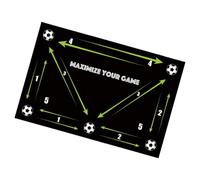 TABSIRAH Soccer Training Mat | Non-Slip Football Training Mat - Washable Agility Safe Footstep Equipment for Indoor Coaching Practice Juggle Lovers Fans Players Mom