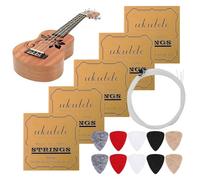 TABSIRAH Ukulele Strings Kit - Nylon Four String Set Replacement | Universal Instrument Repair Accessory | Clear Tone Durable Music Strings | Complete Play Set for Beginners
