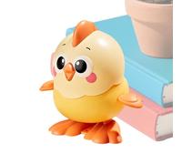 TABSIRAH Wind Up Toys for Kids - Bunny Wind Up Toys | Cute Interactive Clockwork Figure | Durable Cartoon Plaything | Plush Chicks Jumping Small Fidget Toy for Easter Egg Fillers Goodie Bags Par
