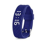 TabTime Vibrating Alarm Reminder Watch - with up to 10 Personal Alarms or Pill Reminders per Day (Blue, Small)