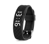 TabTime Vibrating Alarm Wristband (Black) - Silent Alarm Watch - with up to 10 Personal or Pill Reminders per Day