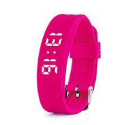 TabTime Vibrating Alarm Wristband - Silent Alarm Watch - with up to 10 Personal or Pill Reminders per Day (Pink, Small)
