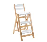 Taburete plegable con función de escalera de 3 peldaños diseño plegable portátil para cocina y camping