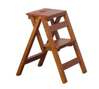 Taburete Plegable de 2 Nivs para Adultos Escalera de Cocina portátil y Multifuncal Silla de Biblioteca de Gruesa para Interiores diseño o y Resistente para Uso domést