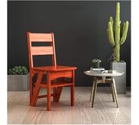 Taburete plegable de bambú escalera multiusos para el hogar cocina y jardín J10P (color: 4#) diseño o y respetuoso con el mo ambiente