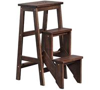 Taburete plegable madera taburete multifuncal escalera plegable madera maciza soporte para pls que ahorra espacio portátil y versátil ayudante para el hogar