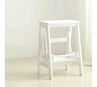 Taburete plegable para escalera silla de de 2 para cocina y baño diseño que ahorra espacio fácil almacenamiento