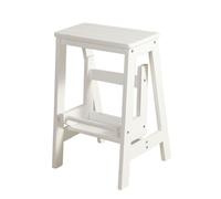 Taburete Plegable Tipo Escalera Taburete Escalera Plegable Madera 2 escalones Taburete Escalera para Biblioteca Taburete Escalera para el hogar Cocina ba