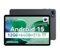 TABWEE T80 WiFi Tablet 10.5 Inch Android 15 12GB+64GB/2TB 6000mAh Gemni AI GPS [EEK: A]