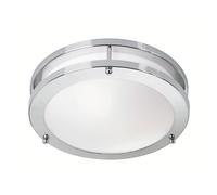 Taby LED Flush Ceiling Light - Chrome