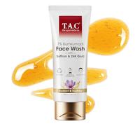 TAC 7% Kumkumadi Face Wash with Saffron | Hydrating Face Wash with Niacinamide | Chemical & Sulphate Free | Glowing Skin | Glycolic Acid | Salicylic Acid | Non Drying | All Skin Types | 100gm