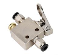 TAC2-31P Pneumatic 2-Position 3-Way Mechanical Valve with Rc1/8'' Threads, Nickel-Plated Brass Body, 0-0.9 MPa Working Pressure, for Indust